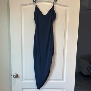 Elegant Navy Blue Women's Dress
